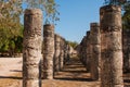 Chichen Itza, Columns in the Temple of a Thousand Warriors, Mexico