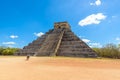 Chichen Itza - El Castillo Pyramid - Ancient Maya Temple Ruins in Yucatan, Mexico