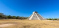 Chichen Itza - El Castillo Pyramid - Ancient Maya Temple Ruins in Yucatan, Mexico