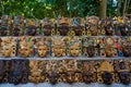 Chichen itza Mayan handcrafts wood masks