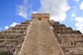 Chichen Itza Mayan Kukulcan pyramid in Mexico Royalty Free Stock Photo