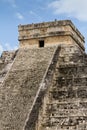 Chichen Itza Mayan pyramid Royalty Free Stock Photo