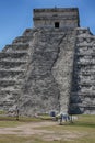 Chichen Itza - Mesoamerican steppe pyramid Kukulcan in the state of Ykatan built by the Mayan civilization Royalty Free Stock Photo