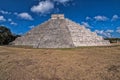 Chichen Itza Mexico pyramid view detail Royalty Free Stock Photo