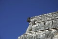 Chichen-Itza pyramid detail Royalty Free Stock Photo