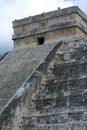 Chichen-Itza pyramid detail Royalty Free Stock Photo