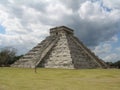 Chichen Itza Pyramid View Royalty Free Stock Photo