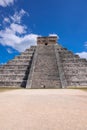 Chichen-Itza ruins in Yucatan peninsula, Mexico.One of the most visited archaeological sites in Mexico