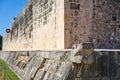 Chichen Itza stone ring Maya ballgame court Royalty Free Stock Photo