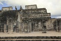 Chichen Itza and Temple of the Warriors in the Yucatan Royalty Free Stock Photo