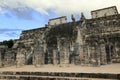 Chichen Itza and Temple of the Warriors in the Yucatan Royalty Free Stock Photo