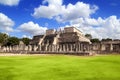 Chichen Itza Warriors Temple Los guerreros Mexico Royalty Free Stock Photo