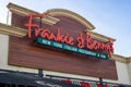 02/05/2020 Chichester, West sussex, UK The sign on the exterior of a Frankie and Benny's restaurant Royalty Free Stock Photo