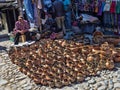 Women at the market in Chichicastenango, , Chichicastenango, Guatemala Royalty Free Stock Photo