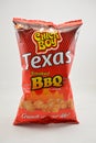Chick boy Texas smoked barbeque corn bits in Manila, Philippines Royalty Free Stock Photo