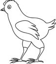 Chick coloring page