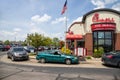 Chick-fil-A chicken restaurant. Despite ongoing controversy, Chick-fil-A is wildly popular I