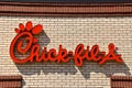 Chick-fil-A logo and restaurant