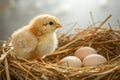 A chick new born Royalty Free Stock Photo
