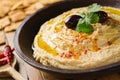 Chick Pea Hummus Royalty Free Stock Photo