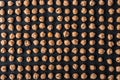 Chick-pea pattern background Royalty Free Stock Photo