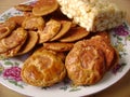 Chinese meat pie baked pork cake