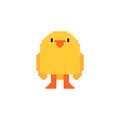 Chick pixel art. Little Chicken 8 bit