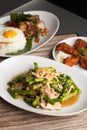 Chicken and Asparagus Thai Dishes