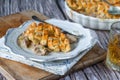 Chicken and bacon pie Royalty Free Stock Photo