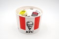 Chicken basket from Kentucky fried chicken, KFC