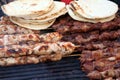 Chicken and Beef Kabobs Royalty Free Stock Photo