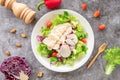Chicken Breast Salad with Deep Roasted Sesame Dressing