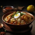 Chicken Briyani with rice, South Indian Food 2