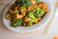 Chicken and Broccoli Royalty Free Stock Photo