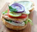 Chicken burger Royalty Free Stock Photo