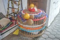 a chicken cage in the tedak siten ritual in east java