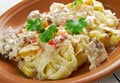 Chicken carbonara Royalty Free Stock Photo