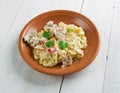 Chicken carbonara Royalty Free Stock Photo