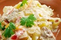 Chicken carbonara Royalty Free Stock Photo