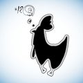 Chicken cartoon hen animal cute illustration child bird egg