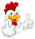 Chicken Cartoon Rooster Cockerel Character Royalty Free Stock Photo