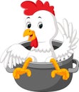 Chicken cartoon Royalty Free Stock Photo