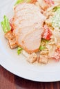 Chicken ceasar salad Royalty Free Stock Photo