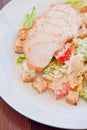 Chicken ceasar salad Royalty Free Stock Photo