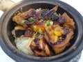 Chicken Claypot Rice Royalty Free Stock Photo