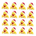 Chicken cloth pattern