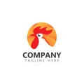 Chicken Company Logo Vector Template Design Illustration