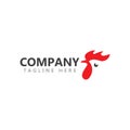 Chicken Company Logo Vector Template Design Illustration