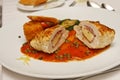 Chicken Cordon Bleu Royalty Free Stock Photo