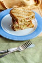 Chicken Cordon Bleu Panini Royalty Free Stock Photo